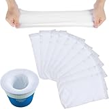 JRTYMLU Skimmer Socken,50 Stück Pool Skimmer,Skimmersocken für Pool Wiederverwendbar Schutz Pumpe...