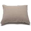 LinenMe Kissenbezug 80x80 - Luxuriöse Kopfkissenbezug 100% Leinen - Gewaschene Bettwäsche Antiallergische - Pillow Case - Natural