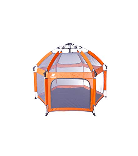 Cercado Portátil Pop N Go Laranja com Colchão, Mastela, Laranja