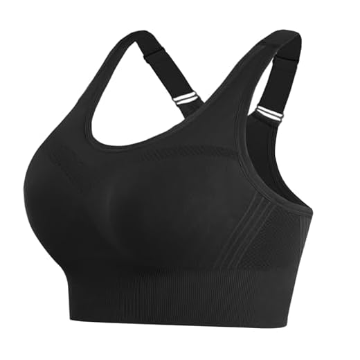 Ropa y accesorios deportivos 4 Litherday Sujetador Deportivo Mujer Alto Impacto Top Deportivo Push up Mujer Alta Sujeción Entrenamiento Bra Sujetador de Yoga para Ejercicio y Fitness Negro M