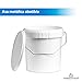 MARKESYSTEM - Cubo VACIO INDUSTRIAL Pack de 2 x 4,6 litros -...