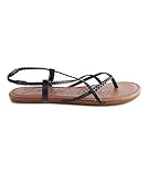 Billabong Women's Crossing Over 2 Sandal, Black, 6