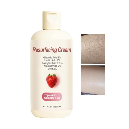 Crema Rejuvenecedora De La Piel De Fresa - 200 Ml, Crema Reafirmante Corporal, No Grasa, Fórmula Avanzada, Crma Corporal ŞKïn Áspera Y Con Baches | Cremas Hidratantes Y Ligeras Para Todo Tipo D