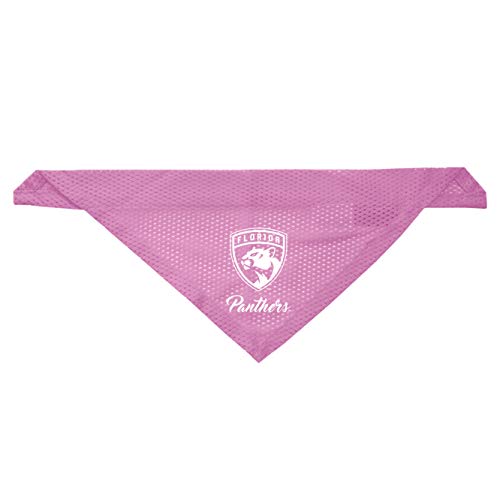 Littlearth Florida Panthers Dog Cat Mesh Jersey Bandana Pink L/Xl #TOP21