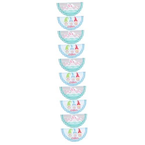 Fanions de jardin de Pâques Toddmomy imperméables pour décoration de clôture extérieure