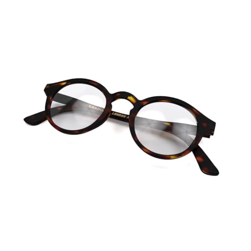 Image of LONDON MOLE Graduate blue light glasses | Round panto-style blue blockers | Anti-eyestrain | Unisex | Spring Hinges