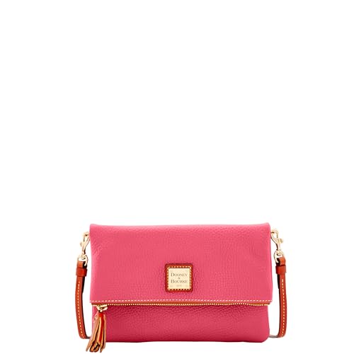 Image of Dooney & Bourke Women's Foldover Zip Crossbody, Small Handbag with Strap