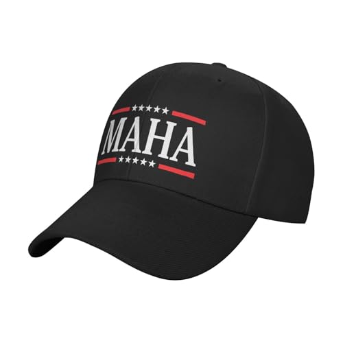 Vcbnkoi Maha Hat Adjustable Strap Baseball Cap Unisex Black