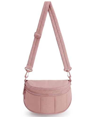 Image of BAGSMART Crossbody Bags for Women Travel Purse, Puffer Bum Bag Handbag Wallets, Crossbody Fanny Packs for Travel & Work