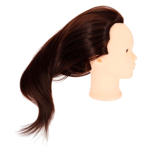 Ciieeo マネキンヘッド 軽量 耐久性 ヘア編みスリング練習用 美容師向け 模型頭 実践訓練用