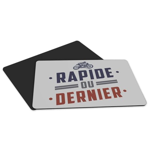 Lot de 4 sets de table moto grand format avec envers caoutchouc isolant - 5