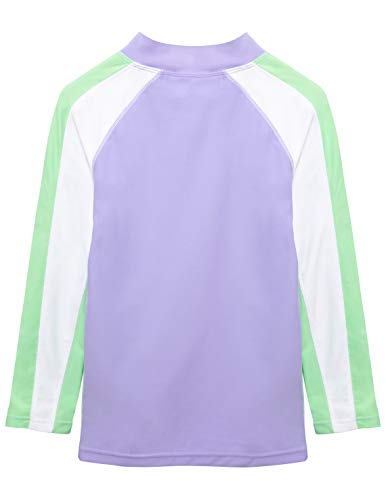 Image of Girls Long Sleeve Rash Guard 12 mos - 12 yrs, UPF 50+ Sun Protection