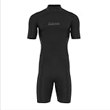 Photo Gallery sikma muta da uomo in neoprene da 3 mm, per surf e immersioni, a maniche corte, con cerniera posteriore, flessibile e confortevole, perfetta per nuoto, immersioni subacquee, snorkeling (colore nero Photo Gallery sikma muta da uomo in neoprene da 3 mm, per surf e immersioni, a maniche corte, con cerniera posteriore, flessibile e confortevole, perfetta per nuoto, immersioni subacquee, snorkeling (colore nero