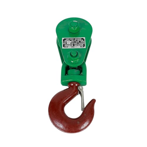 Frperce 4 Ton Snatch Block With Swivel Hook Fit 3 Inch Sheave 12 Inch Wire Ro...