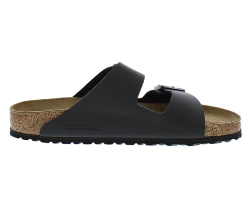 Image of Birkenstock Arizona Unisex Shoes Size 12, Color: Charcoal Black /Black