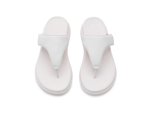 Image of FitFlop womens F-mode Go Adjustable Flatform Toe-post Sandals