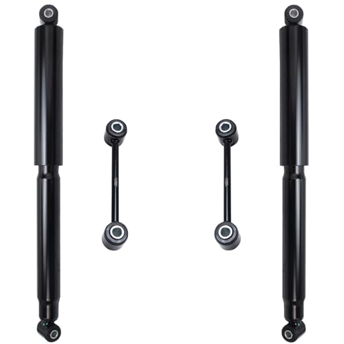 Image of Detroit Axle - Rear Shock Absorbers Sway Bar End Links Replacement for Dodge Ram Dakota Mitsubishi Raider - 4pc Set