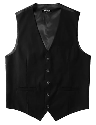 Men's Classic Slim Fit Dress Vest Formal Wedding Prom Tuxedo Suit Vest with Pocket3
