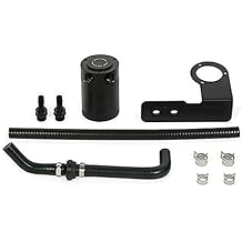Mishimoto MMBCC-ACRD15-18PBEBK Baffled Oil Catch Can, PCV Fits Honda Accord 1.5T 2018+ Black