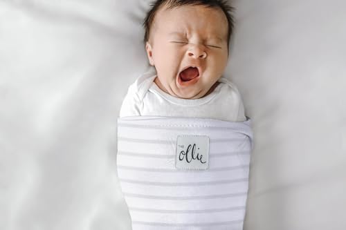 Image of The Ollie Swaddle - Adjustable Baby Swaddle for Newborns | Pediatrician-Approved for Safe Sleep | Easy Closure | Arms-Out | Lightweight, Machine-Washable | Easy Diaper Access