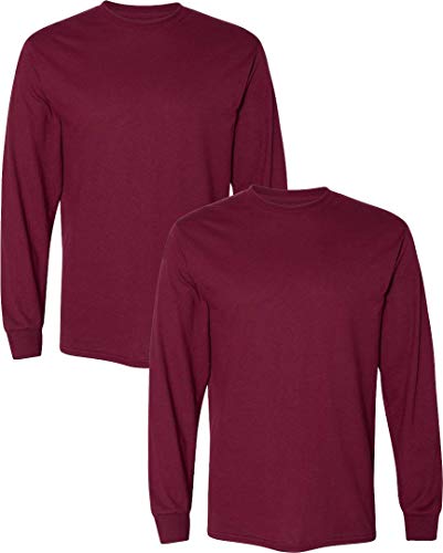 Image of Gildan Adult DryBlend Long Sleeve T-Shirt, Style G8400, 2-Pack