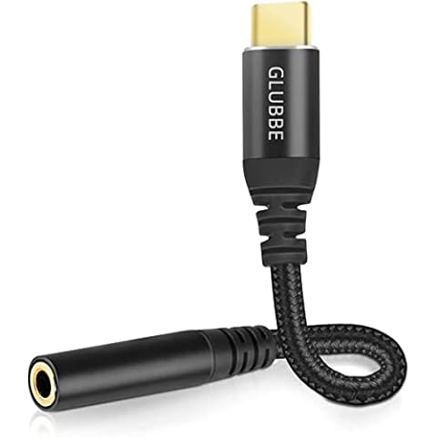 USB C to 3.5 mm Headphone Adapter, Adapter USB C to Jack with Samsung S21/S20/S10/Note 20/A52, Pixel 4a/4, Huawei P30/P20, iPad Pro 12.9/11, iPad Mini 6, MacBook ro/Air Cover