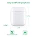 CIVPOWER Wireless Charging Case Compatible with AirPods 1 2，Air pods Charger Case Replacement with Bluetooth Pairing Sync Button，no Aipods (White)