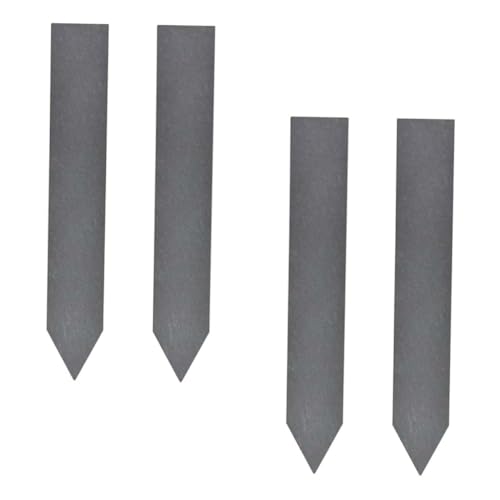 SHINEOFI 4 Piezas Etiquetas de Plantas de Marcadores de Jardín Resistentes para Huerto y Flores Reutilizables y Fáciles de Escribir Ambas Caras