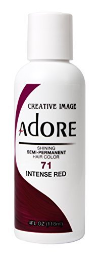 Adore Shining Semi Permanent Hair Colour, 71 Intense Red by Adore