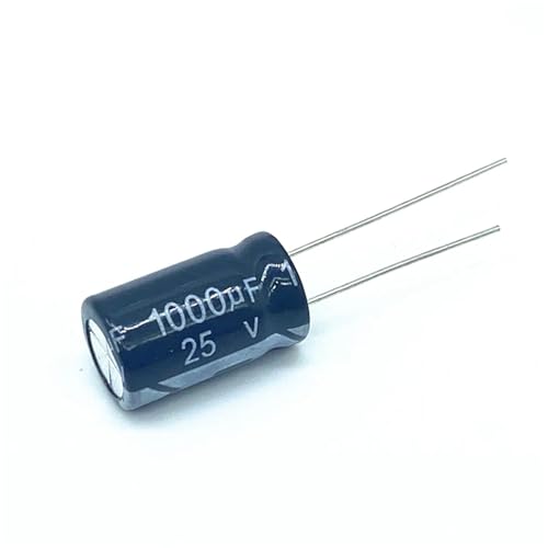 Condensateur électrolytique 25V 1000uF 10x17mm, filtre de rechange pour réparation électronique