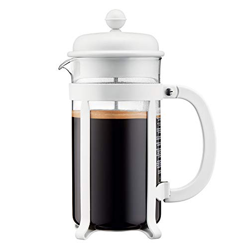 Bodum 1908-913 Java Kaffeebereiter, 8 Tassen, 1 L, Mehrlagig, weiß, 10,6 x 16,3 x 24,5 cm, 6 Einheiten