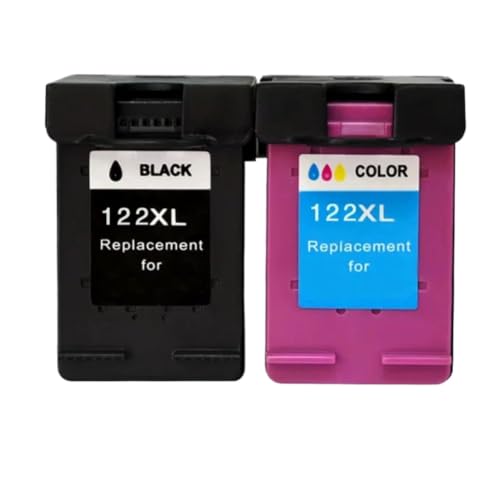 Cartouche encre 122XL compatible imprimante HP Deskjet 2540 1050 3050 jet d'encre