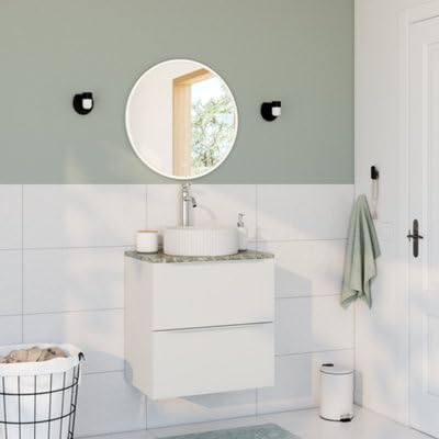 GoodHome Mitigeur de lavabo chromé Etel XL