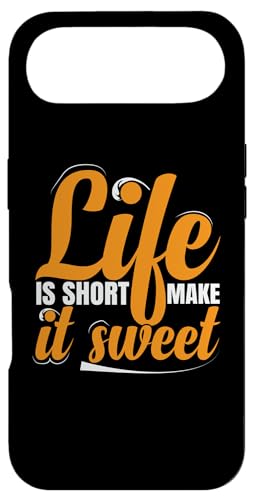 Life Is Short Make it Sweet �|�W�e�B�u�C���X�s���[�V�������b�Z�[�W �X�}�z�P�[�X iPhone Air �p