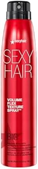 SexyHair Big Volume Flex Texture Spray with Microfiber Technology | Builds Flexible Fullness | Provides Volume Up to 2x