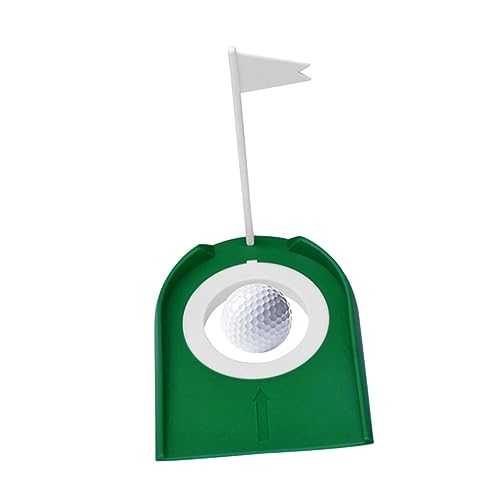 FOYTOKI Golf Training Aid 2 Pcs Detachable Practice Putting Cup Metal Training Holes for Indoor/Outdoor Putting Improvement