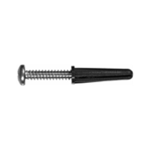 Hillman 5063 Plastic Anchors With Screws Size, 8-10 X 7/8