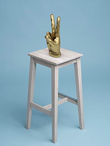Estatua mano victoria dorada decorativa de resina 8 pulg miniatura 7