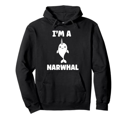 Small cute simple minimalist sea unicorn i'm a Narwhal �p�[�J�[