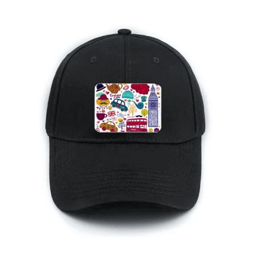 Casquette classique réglable noire motif Big Ben pour vos sorties