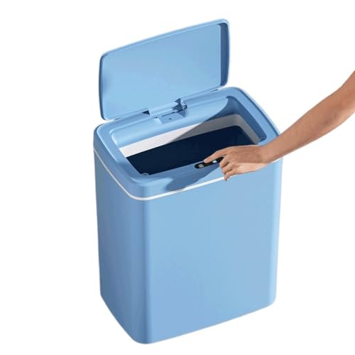 Bathroom Smart Sensor Trash Can Garbage Bucket Automatic for Kitchen Toilet Wastebasket Home(D,30.5cm) image 3