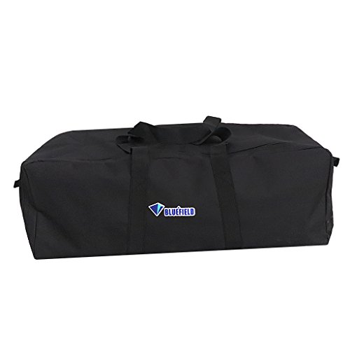 D DOLITY 55-150L Men and Woman Duffel Bag Sports Travel Duffle Large Luggage Backpack - Black, L