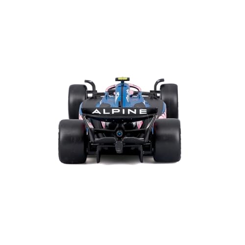 Image of Bburago - F1 BWT Alpine A525 2025#43 Colapinto, 1:43 scale diecast car with realistic detail, F1 Alpine replica, Blue /Pink livery Officially licensed, recommended age 3+ years
