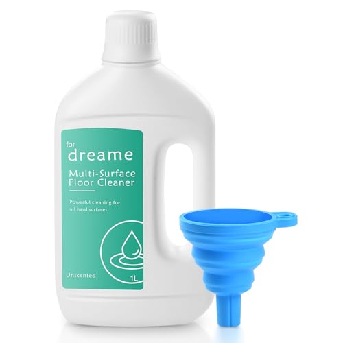 Fenkabs Floor Cleaning Solution Refill 33.81 Fl Oz (1L) Unscented & Residue-Free Compatible with DREAME All Robot Vacuums and Wireless Wet Dry Vacuum Cleaners