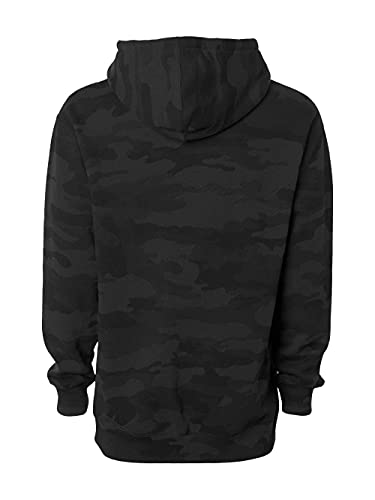 Independent Trading Co. - Heavyweight Hooded Sweatshirt - IND4000-2XL - Black Camo3