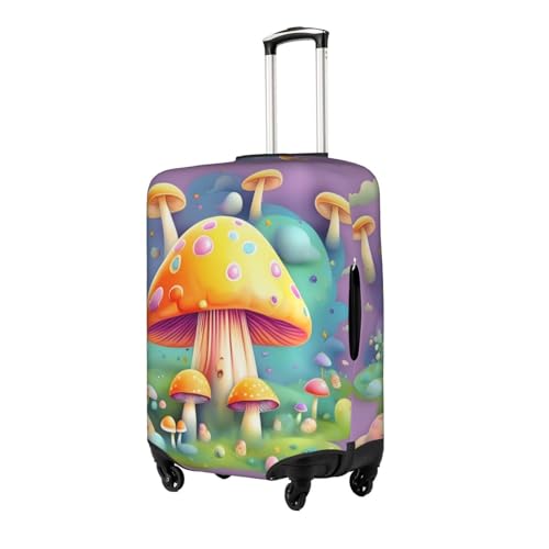 Fantasy Dream Mushroom Suitcase Cover X-Large with Invisible Zipper, for Business and Travel, Without Suitcase2