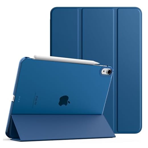 TiMOVO for iPad Air 11 Inch Case (M3/M2-2025/2024), iPad Air 5th Generation 2022/4th Gen 2020 10.9 Inch, Slim Hard Translucent Back Cover, Support Auto Wake/Sleep, Abyss Blue