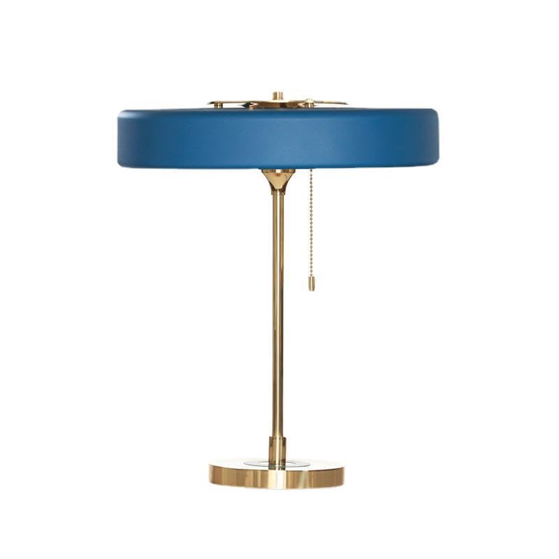 MPOPO Lámpara de Lectura Lámpara de Noche de Moda clásica, lámpara de Mesa nórdica Retro, lámpara de Mesa Decorativa, lámpara de Sala de Estar Lámpara para Escritorio(A)