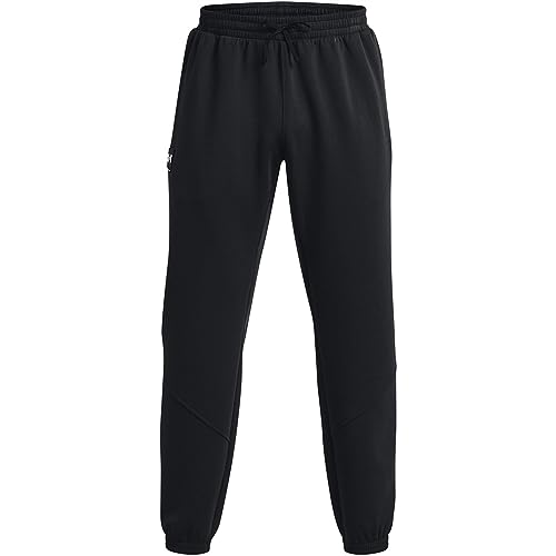 Jogging Noir Homme Under Armour Summit Knit, pantalon chaud contre le froid