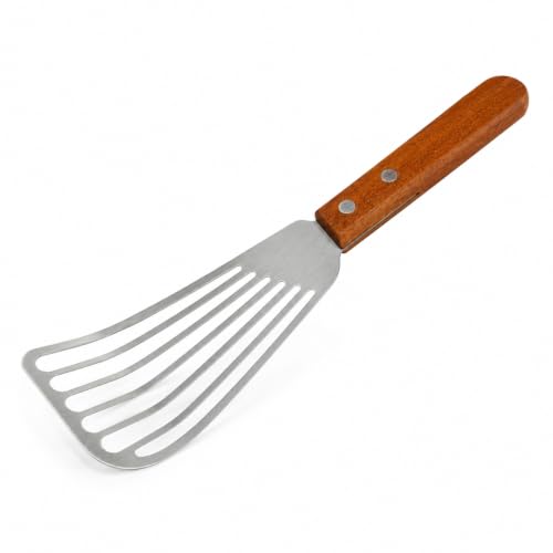 Image of Maine Man Angled Fish Spatula, 18 /8 Stainless Steel Blade, For Delicate Foods, Draining Liquids, And Everyday Cooking